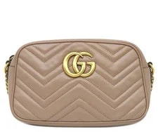 Gucci — Gucci GG Marmont Small Chevron 447632 213048 — Handbag — resale
