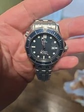 Omega — Omega Seamaster Professional Blue Dial Quartz Stainless 41mm — Watch — resale