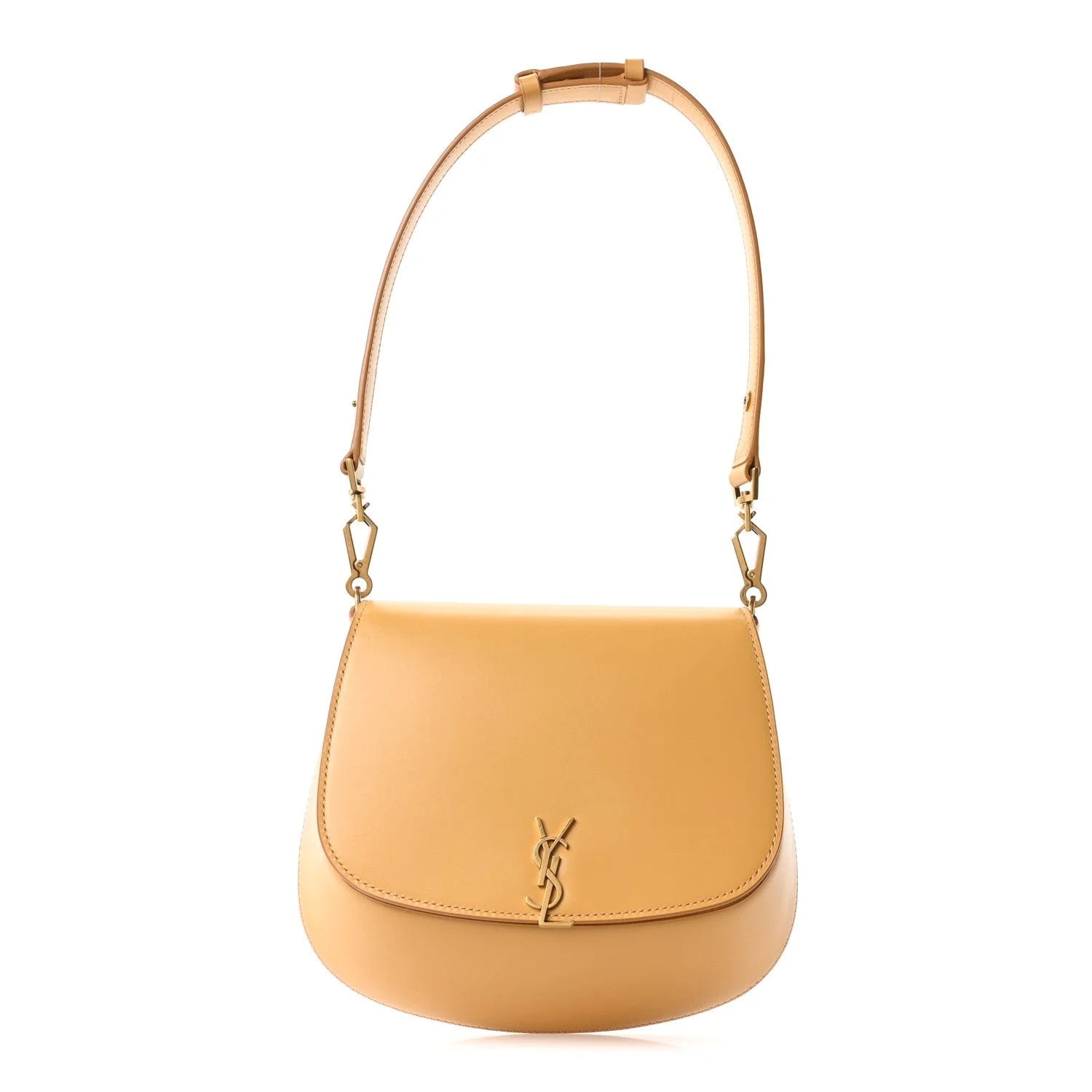 Saint Laurent — Box Mini Voltaire Top Handle Sahara — Handbag — resale