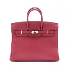 Hermès — Hermès Birkin 25 le Tournay Grenat Metal Fittings A:2017 — Handbag — resale