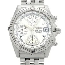 Breitling — Breitling Chronomat Chronograph A13350 White Automatic — Watch — resale