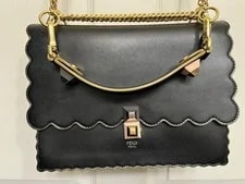 Fendi — Authentic Fendi Kan I Scallop Chain Crossbody — Handbag — resale