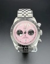 Tudor — Tudor Black Bay Chrono Pink Dial 41mm Jubilee Bracelet 79360N — Watch — resale