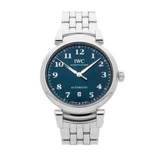 IWC — IWC Da Vinci Steel Auto 40mm Blue Dial Bracelet IW3566-05 — Watch — resale
