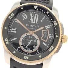 Cartier — Cartier W7100055 Calibre de Diver K18PG Bezel Automatic S Wi — Watch — resale