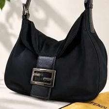 Fendi — Fendi Mamma Baguette One- Cotton — Handbag — resale