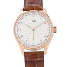 IWC — IWC Portugieser IW358404 18KPG / Leather 40.4mm Silver Dial Automatic #TZW682 — Watch — resale