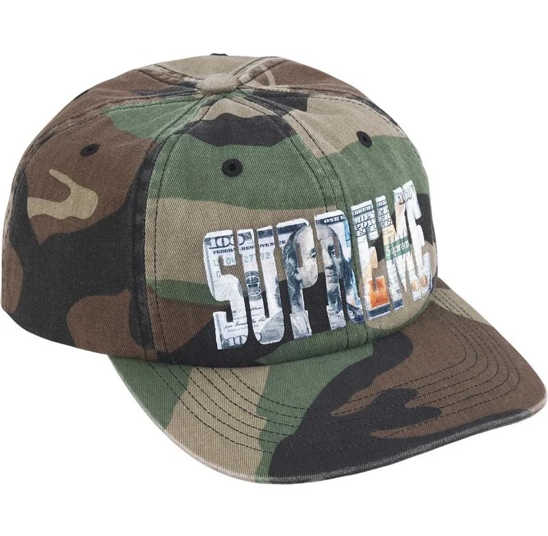 Supreme — Supreme Money Logo 6-Panel Camo — Handbag — resale