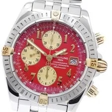 Breitling — Breitling Chronomat Evolution B13356 Date Red / Gold Dial Automatic 's_961448 — Watch — resale