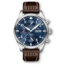 IWC — IWC Pilots Chronograph Edition le Petit Prince Blue Steel Day-Date IW377714 — Watch — resale