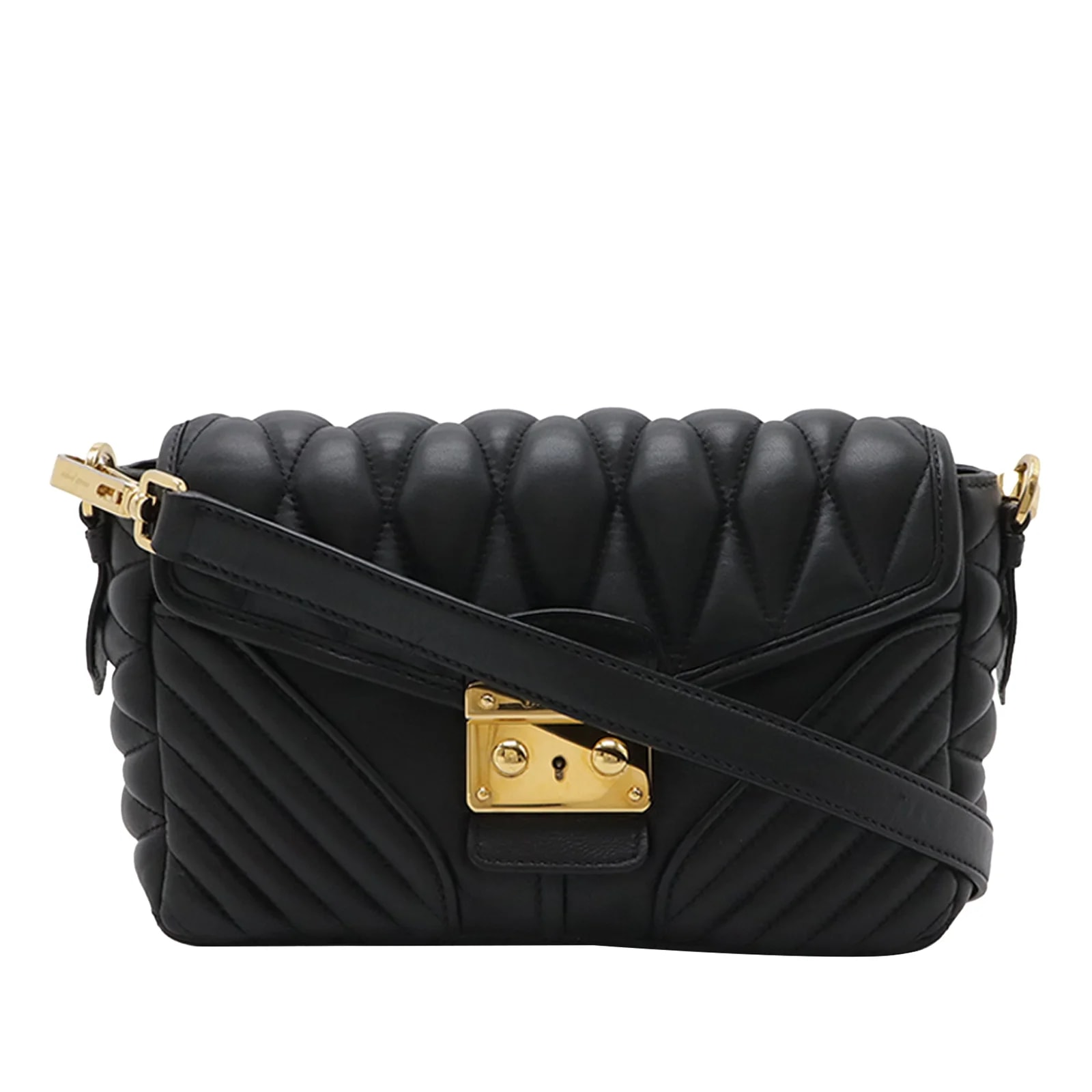 Miu Miu — Matelasse Biker Crossbody — Handbag — resale