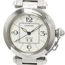 Cartier — Cartier Pasha C Big Date W31055M7 S From Japan — Watch — resale