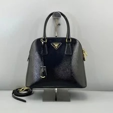 Prada — Prada Dome Glossy Two Way — Handbag — resale
