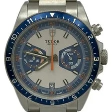 Tudor — Tudor Heritage Chronograph 70330B Blue #376 — Watch — resale