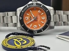Breitling — 2025 Breitling Superocean 36 Coral Dial Ref: A17316 / Full UK Set/ 2027 Warranty — Watch — resale