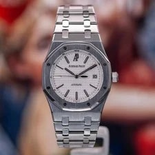 Audemars Piguet — Audemars Piguet Royal Oak 39mm Grande Tapisserie White Dial 15300ST.OO.1220ST.01 — Watch — resale