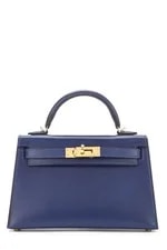 Hermès — Hermès Saphir Tadelakt Kelly 20 NM — Handbag — resale