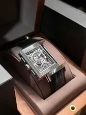 Jaeger-LeCoultre — Jaeger-LeCoultre Stickered Reverso Tribute Chronograph Q389848J Box/Card 49x30mm — Watch — resale