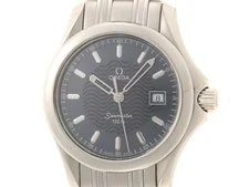Omega — Omega Seamaster 120m 2571.81 Stainless Steel Blue Dial Quartz — Watch — resale