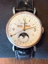 Jaeger-LeCoultre — Jaeger-LeCoultre Triple Calendar Moonphase 1940s SS/Rose Gold, Great Condition — Watch — resale
