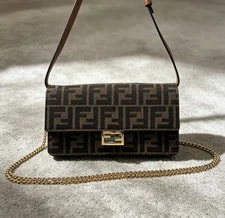 Fendi — Auth Fendi Baguette WOC Wallet on Chain Crossbody — Handbag — resale