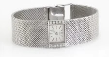 Patek Philippe — Patek Philippe 18K White Gold Diamond Ref 3319 Mesh Bracelet c.1965 — Watch — resale