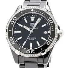 Tag Heuer — Tag Heuer Aquaracer WAY1395.BH0716 Diamond Black Quartz — Watch — resale