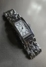 Audemars Piguet — Audemars Piguet Promesse on Bracelet; Quartz; Opaline White Dial + Diamond Bezel — Watch — resale