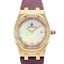 Audemars Piguet — Audemars Piguet Royal Oak Lady 67601BA 33mm MOP Diamond 18k Yellow Gold — Watch — resale
