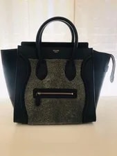 Celine — Celine Luggage Bifold Zip Closure — Handbag — resale