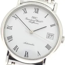 IWC Schaffhausen — IWC Schaffhausen Portofino IW351340 Date White Dial Automatic Watch_947246 — Watch — resale