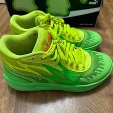 PUMA — Puma MB.02 X Nickelodeon Slime Junior Basketball Shoes Size 5.5 W/ Box — Sneaker — resale