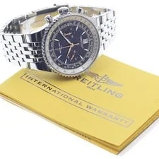 Breitling — Breitling Navitimer Montbrillant A23340 Automatic 46mm Papers Black Chronograph — Watch — resale