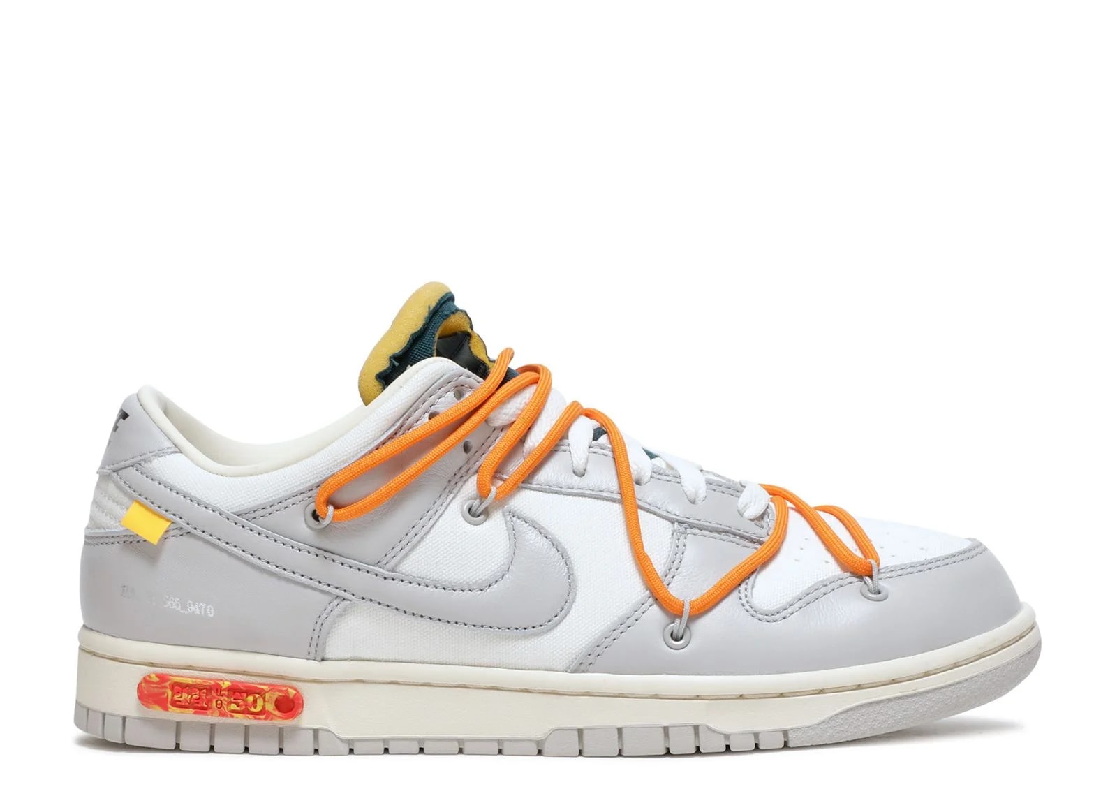 Off-White — Off-White X Dunk Low 'Lot 44 of 50' — Sneaker — resale