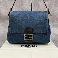 Fendi — Fendi Mamma Baguette 2Way Logo Buckle Auth — Handbag — resale