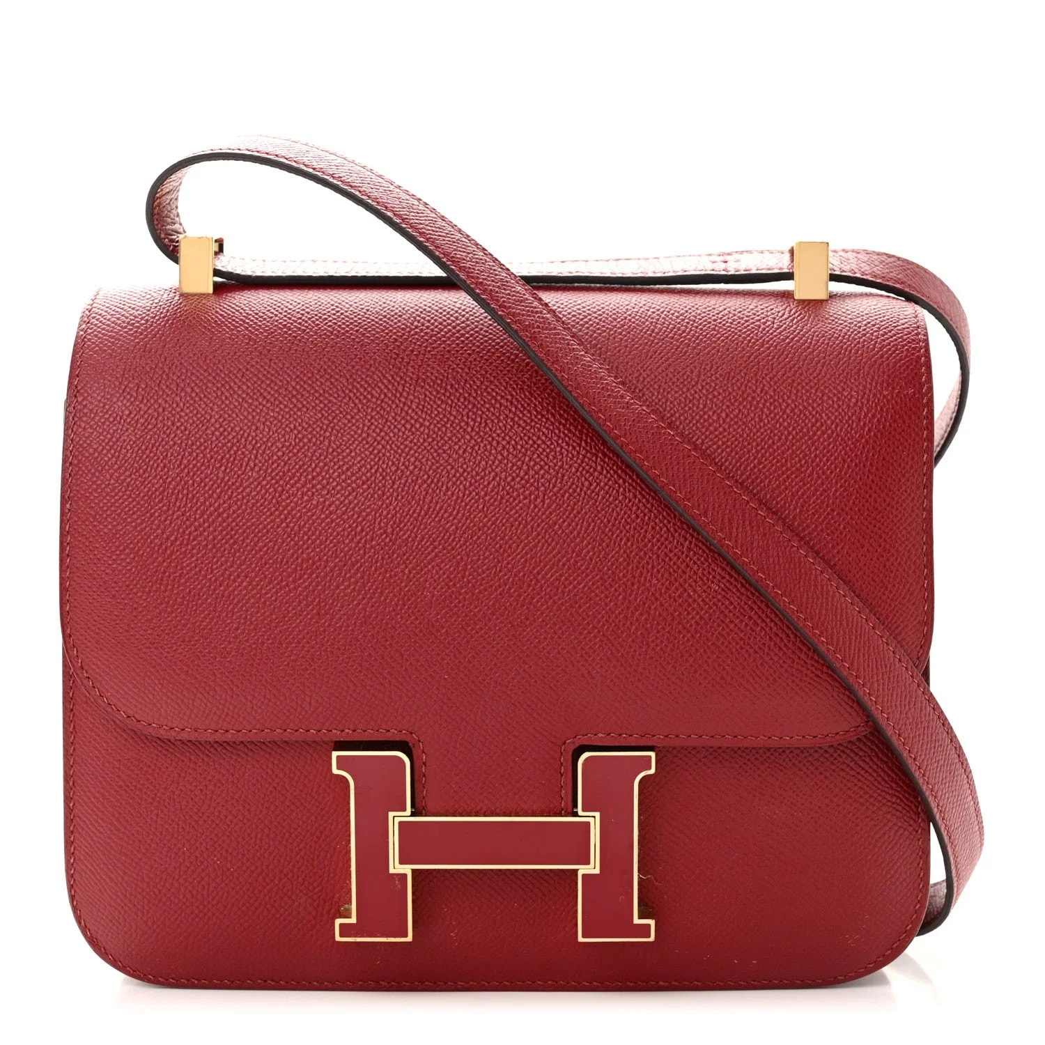 Hermès — Enamel Constance 24 Grenat — Handbag — resale