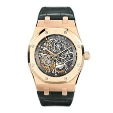 Audemars Piguet — Audemars Piguet Royal Oak 39MM Skeleton No Markers Dial Rose Gold — Watch — resale