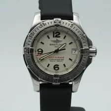 Breitling — Breitling Colt Oceane A77380 1 1/4in Steel With Leder Band Nice — Watch — resale