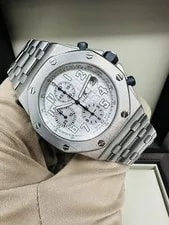 Audemars Piguet — Audemars Piguet Royal Oak Offshore 42MM Titanium Chronograph Waffle Dial 25721TI — Watch — resale