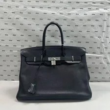 Hermès — Auth Hermès Birkin 35 Large Palladium — Handbag — resale