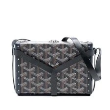 Goyard — Authenticated Goyard Minaudiere Trunk Fabric — Handbag — resale