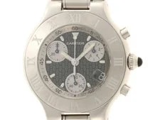 Cartier — Cartier Chronoscaph W10172T2 Quartz Black — Watch — resale