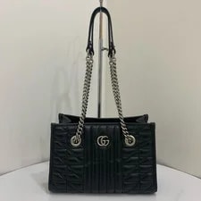 Gucci — Gucci Marmont MM GG Logo Chain — Handbag — resale