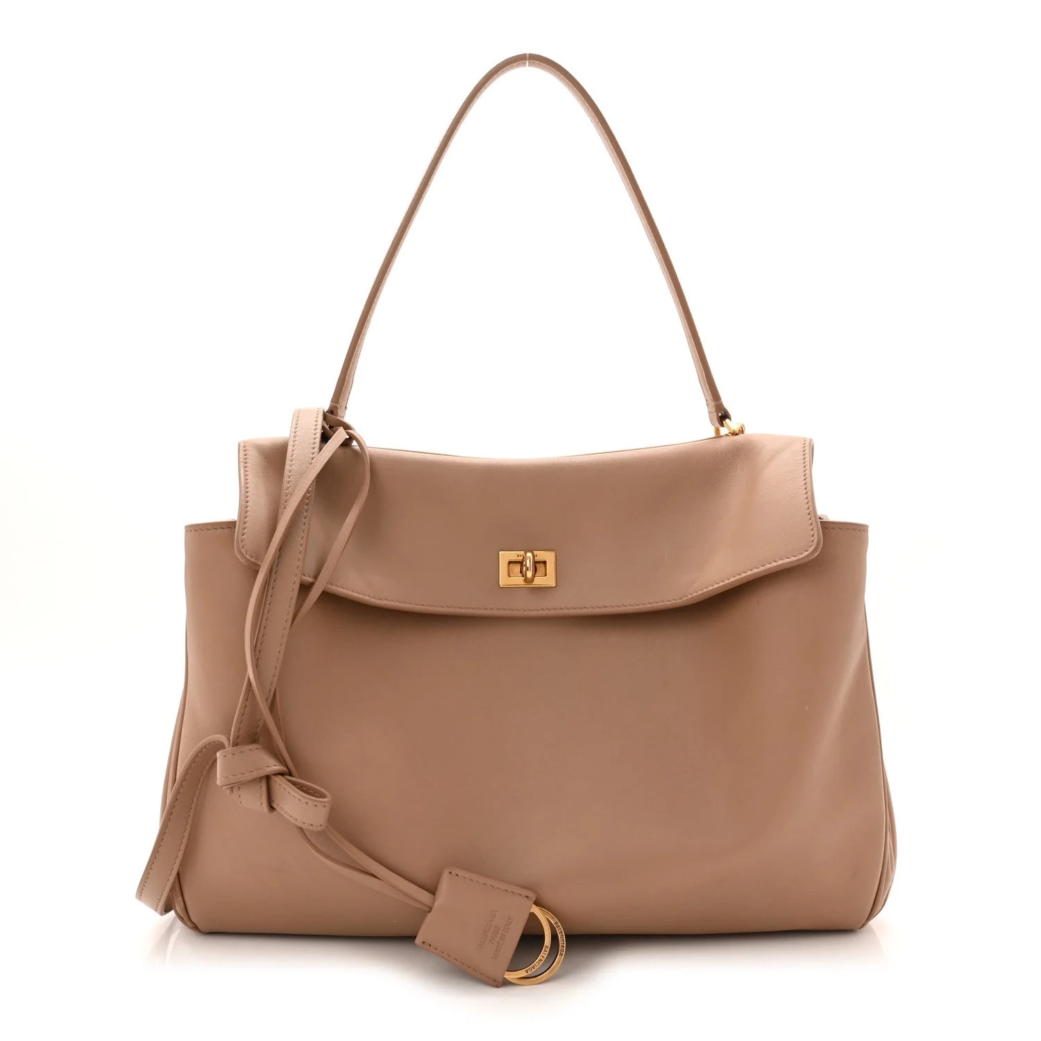 Balenciaga — Smooth Medium Rodeo Top Handle Latte — Handbag — resale