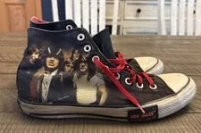 Converse — Converse X Ac/dc Chuck Taylor Hi 2009 “Highway To Hell” Size 44 EU 10 US — Sneaker — resale