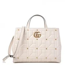Gucci — Gucci Marmont Quilted Top-Handle/Adjustable Strap ! — Handbag — resale