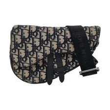 Dior — Dior Saddle Embroidered Monogram Print Magnetic Buckle - Very Good #171UNQA — Handbag — resale