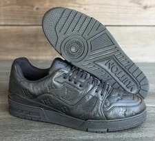 Louis Vuitton — Size 9LV/10US - Louis Vuitton Embossed 🖤 ! — Sneaker — resale