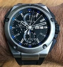 IWC — IWC Ingenieur Double Chronograph Split Titanium 45mm Rattrapante IW37650 — Watch — resale