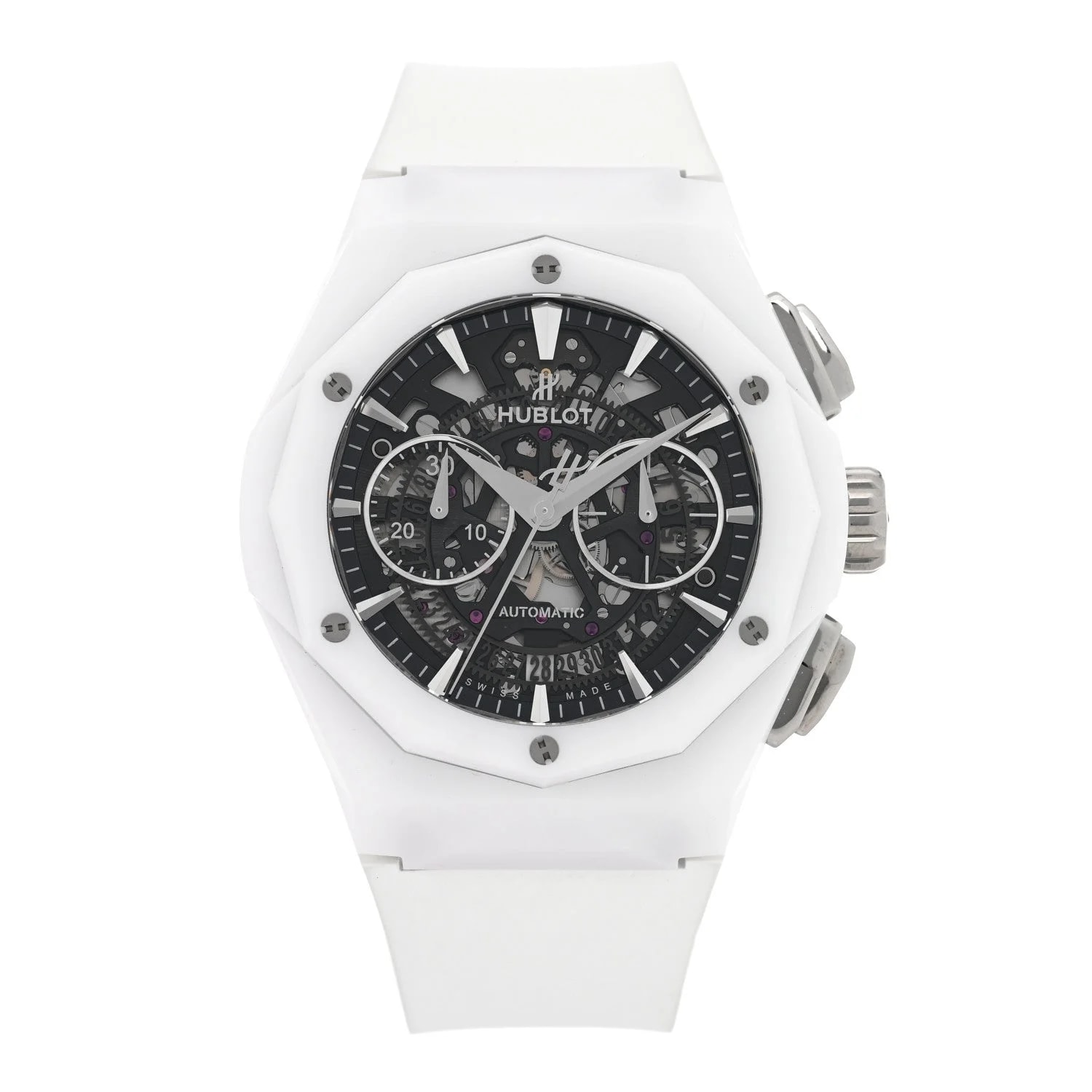 Hublot — Ceramic Rubber 45mm Classic Fusion Aerofusion Chronograph Automatic Black 525.HI.0170.RW.ORL21 — Watch — resale